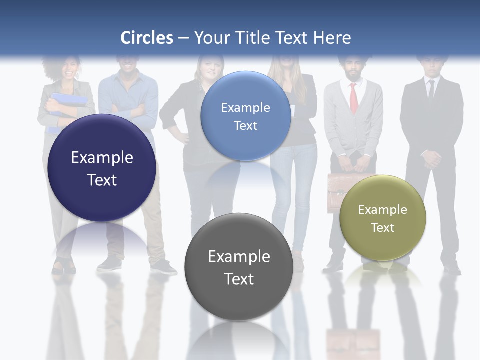 A Group Of People Standing Next To Each Other PowerPoint Template