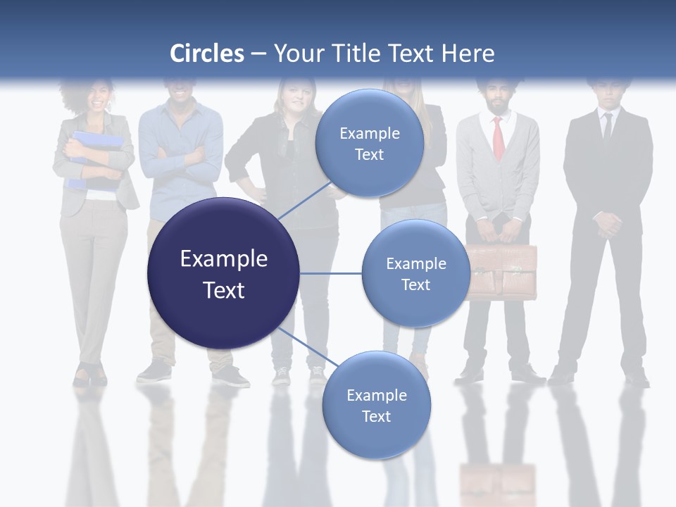 A Group Of People Standing Next To Each Other PowerPoint Template