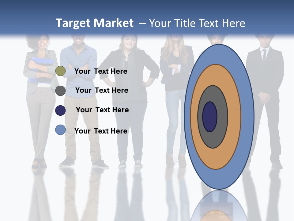 A Group Of People Standing Next To Each Other PowerPoint Template