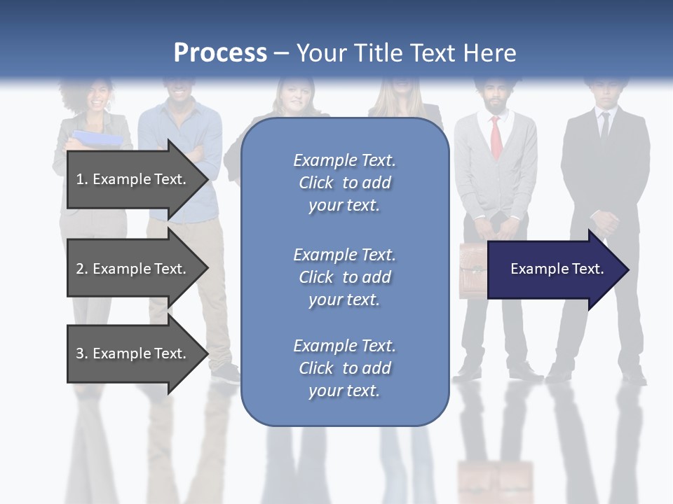 A Group Of People Standing Next To Each Other PowerPoint Template