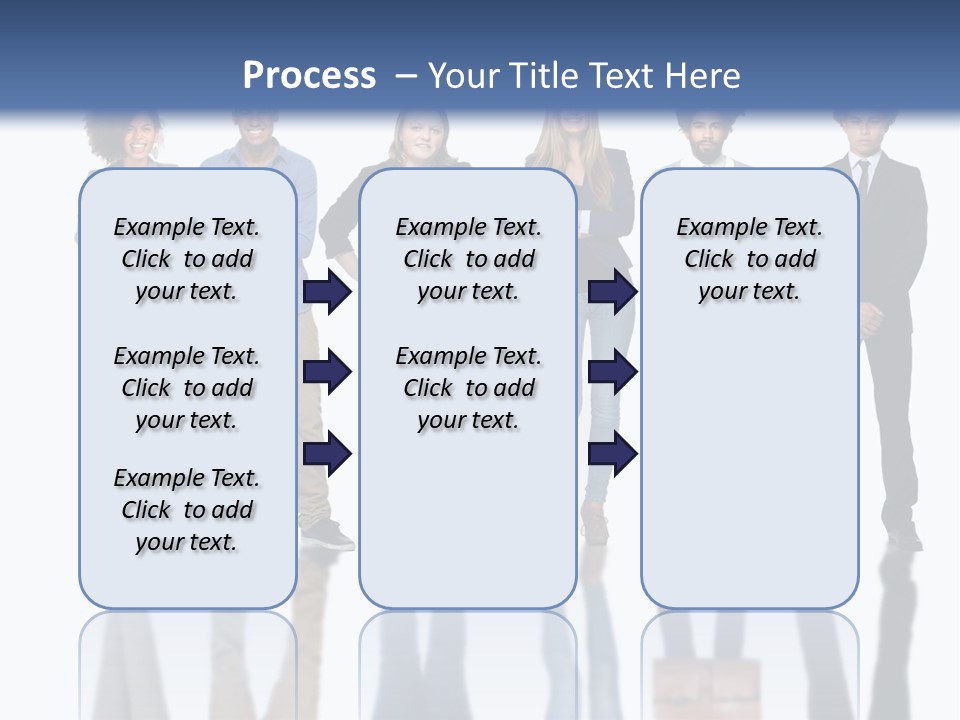 A Group Of People Standing Next To Each Other PowerPoint Template