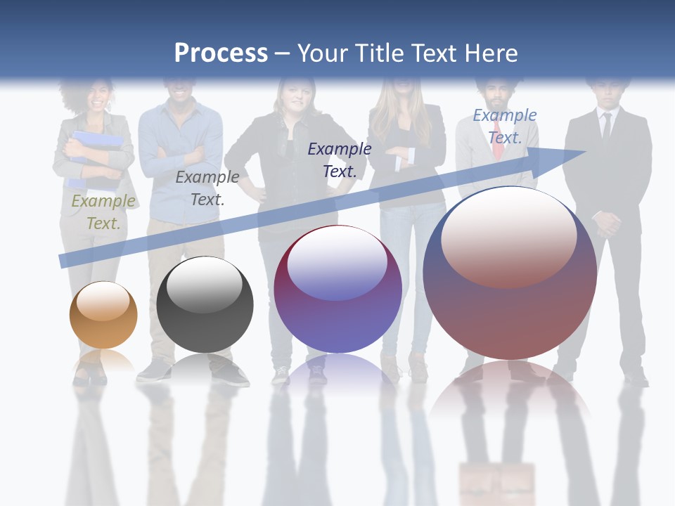 A Group Of People Standing Next To Each Other PowerPoint Template