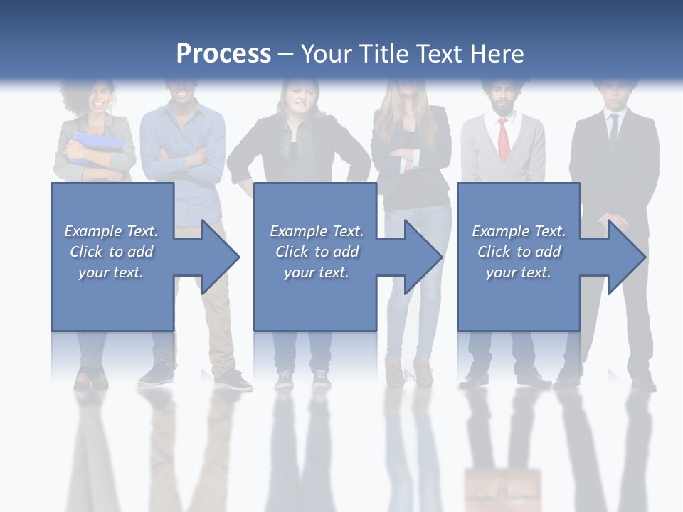 A Group Of People Standing Next To Each Other PowerPoint Template