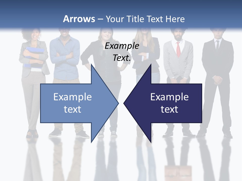 A Group Of People Standing Next To Each Other PowerPoint Template