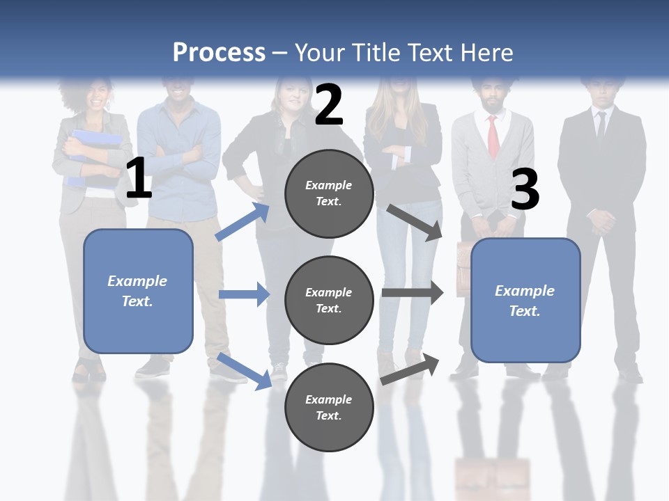 A Group Of People Standing Next To Each Other PowerPoint Template