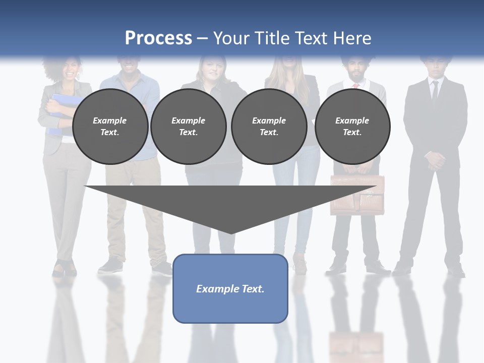 A Group Of People Standing Next To Each Other PowerPoint Template