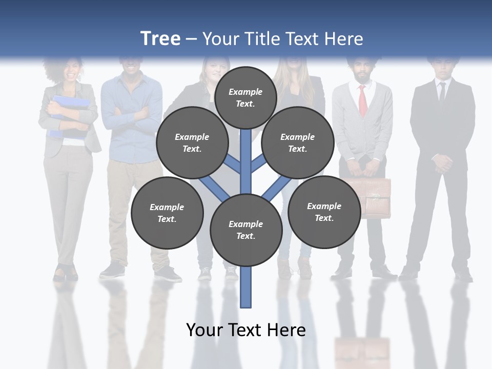 A Group Of People Standing Next To Each Other PowerPoint Template