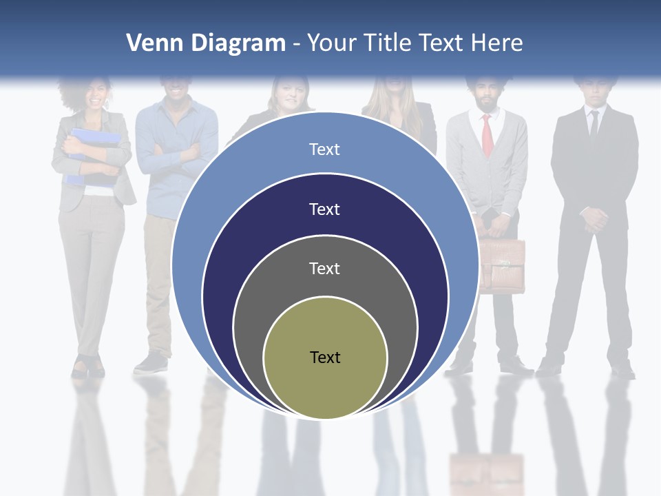 A Group Of People Standing Next To Each Other PowerPoint Template