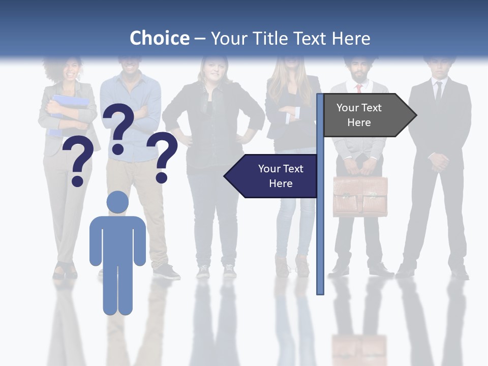 A Group Of People Standing Next To Each Other PowerPoint Template