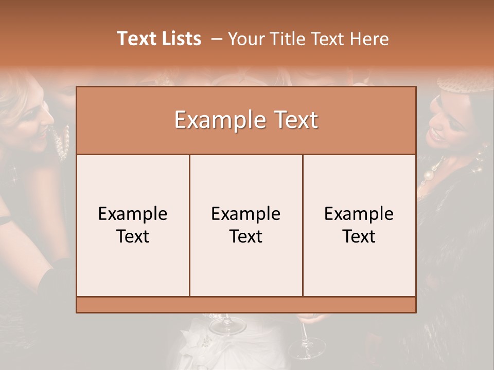 A Group Of Women Holding Wine Glasses In Their Hands PowerPoint Template