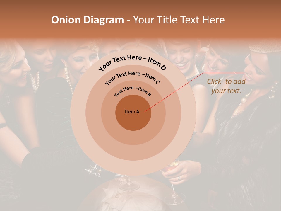 A Group Of Women Holding Wine Glasses In Their Hands PowerPoint Template