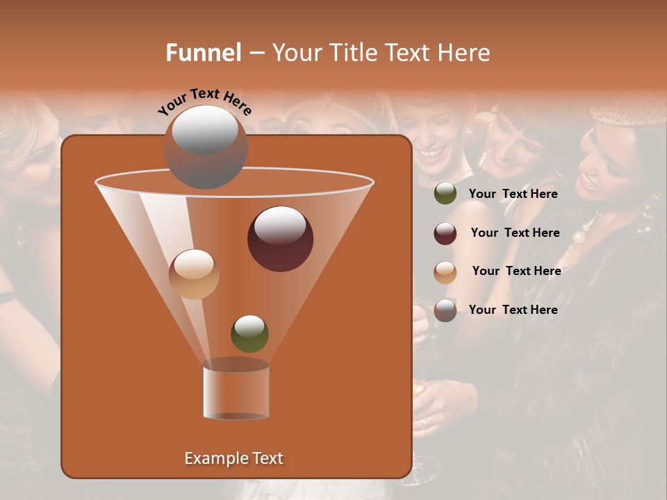 A Group Of Women Holding Wine Glasses In Their Hands PowerPoint Template