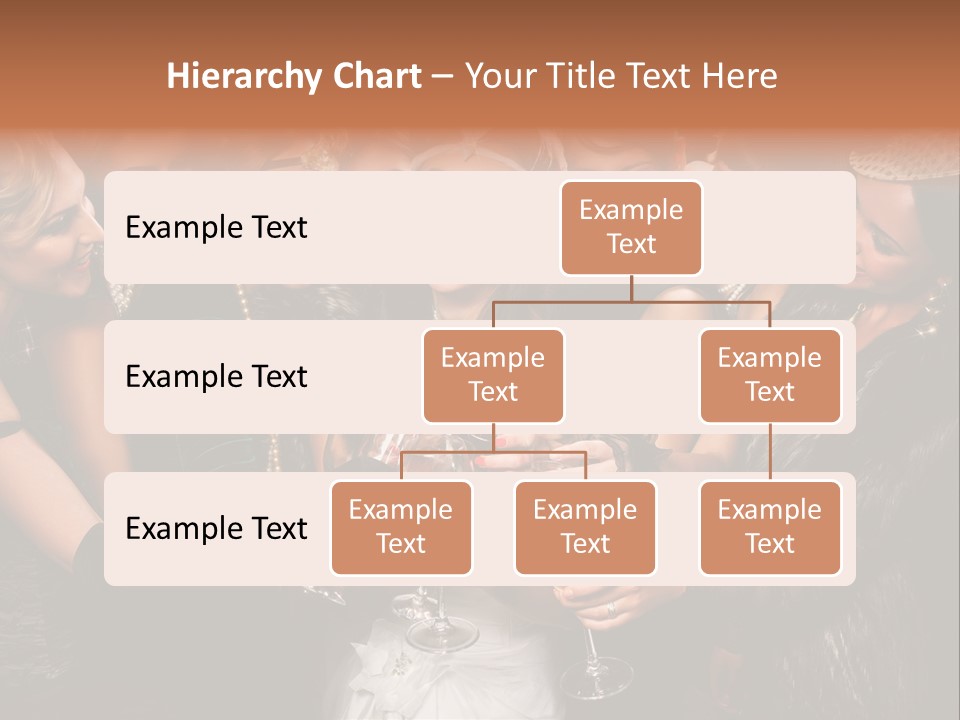 A Group Of Women Holding Wine Glasses In Their Hands PowerPoint Template