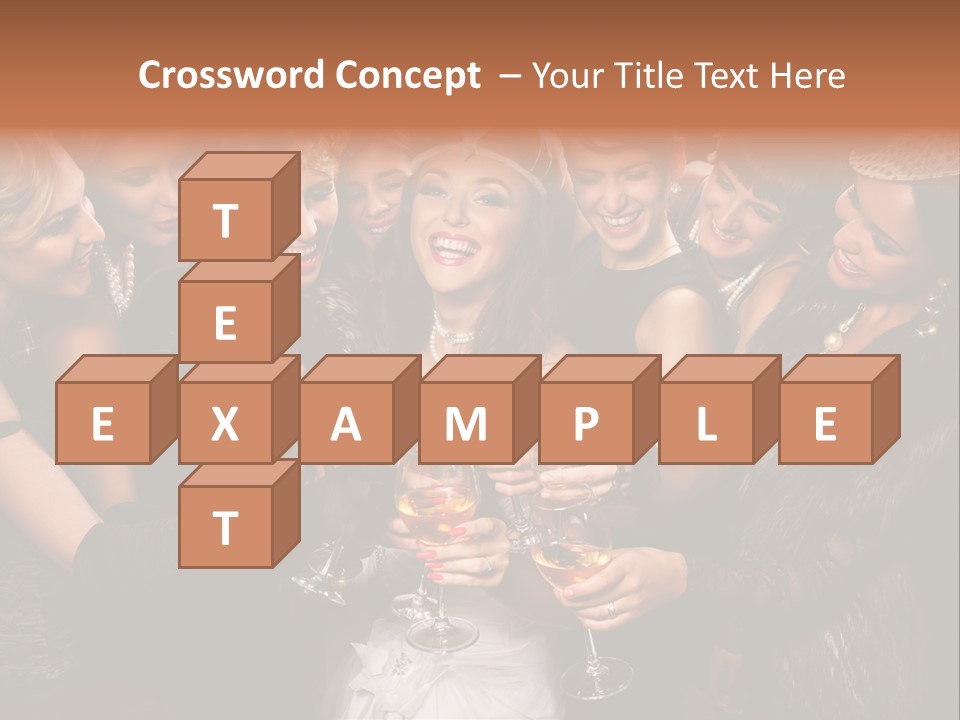 A Group Of Women Holding Wine Glasses In Their Hands PowerPoint Template