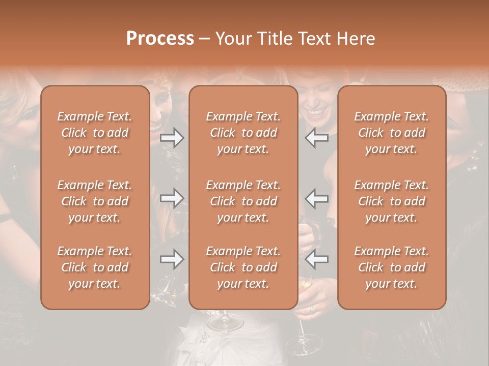 A Group Of Women Holding Wine Glasses In Their Hands PowerPoint Template