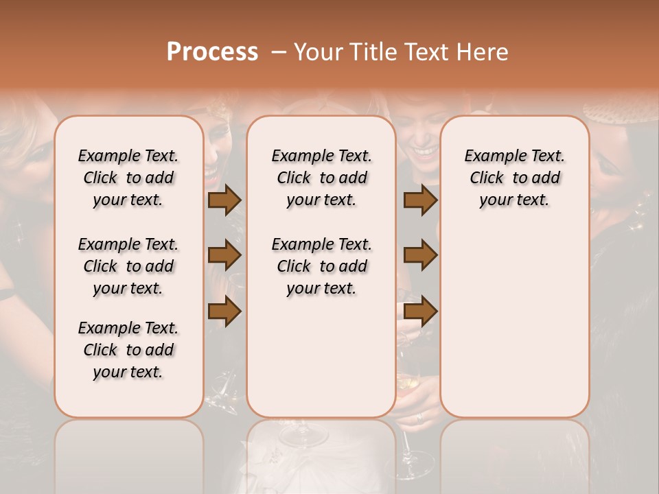 A Group Of Women Holding Wine Glasses In Their Hands PowerPoint Template