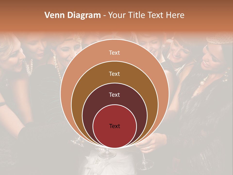 A Group Of Women Holding Wine Glasses In Their Hands PowerPoint Template