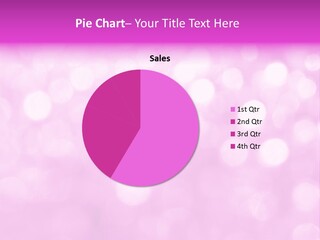 A Pink Background With Lots Of Blurry Lights PowerPoint Template