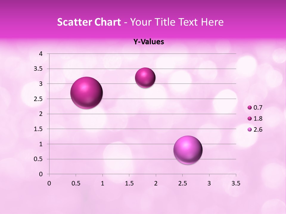 A Pink Background With Lots Of Blurry Lights PowerPoint Template