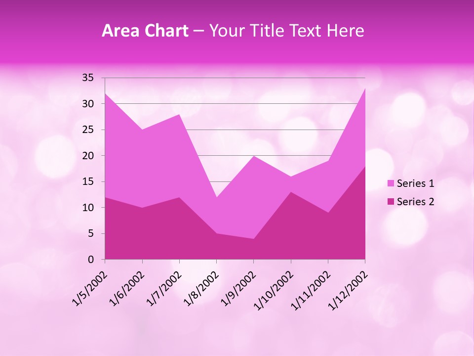 A Pink Background With Lots Of Blurry Lights PowerPoint Template