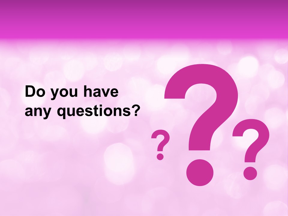 A Pink Background With Lots Of Blurry Lights PowerPoint Template