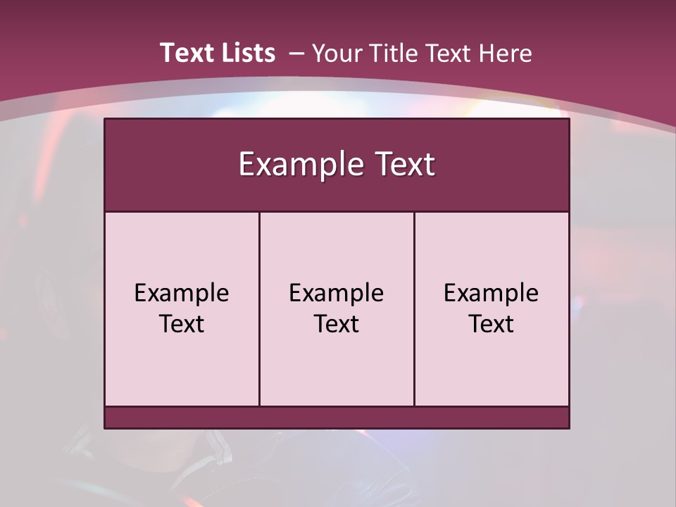 A Man Driving A Car With A Red Light In The Background PowerPoint Template
