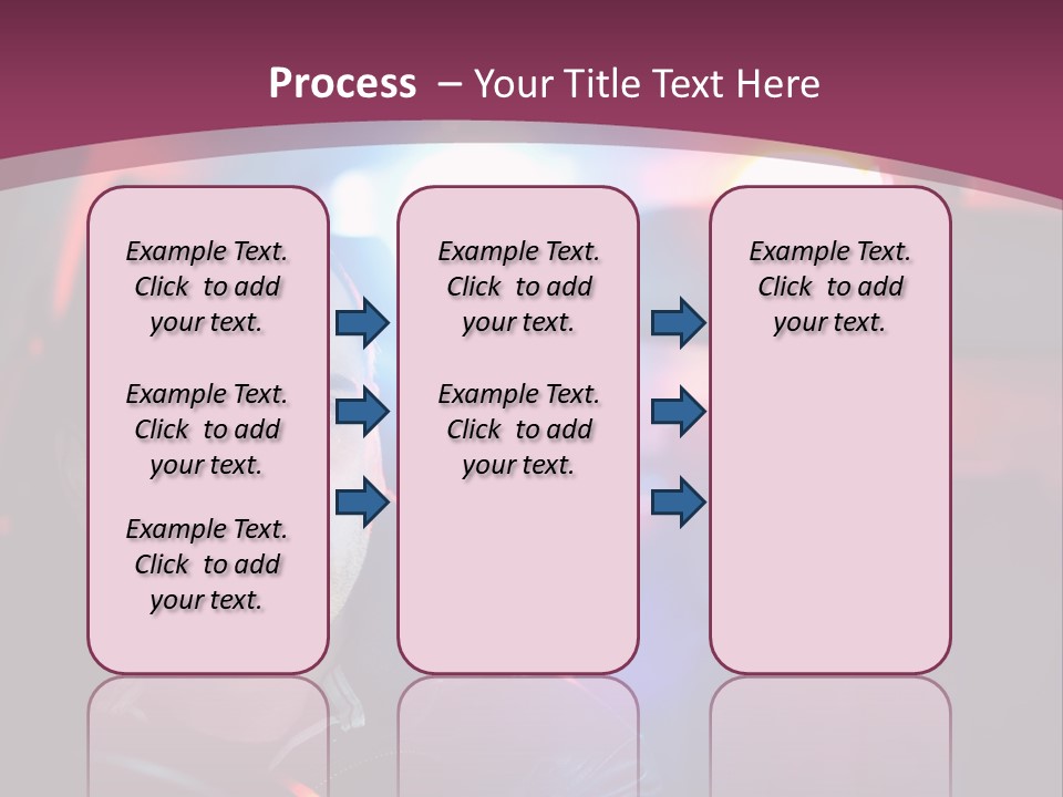 A Man Driving A Car With A Red Light In The Background PowerPoint Template