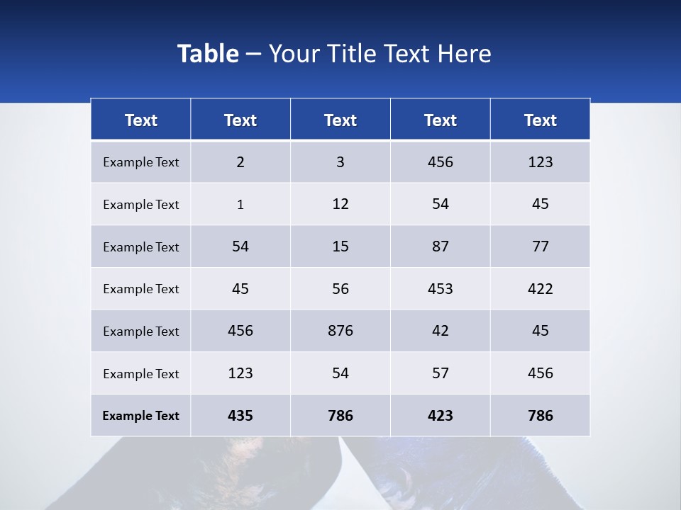 A Person's Hands Are Covered In A Blue And Green Paint PowerPoint Template