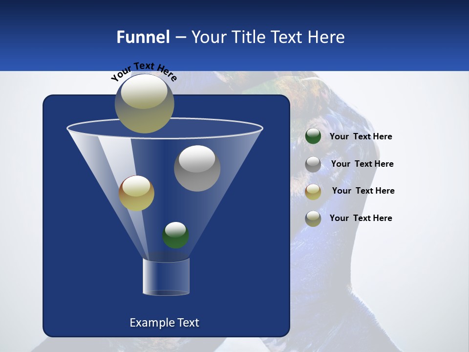 A Person's Hands Are Covered In A Blue And Green Paint PowerPoint Template