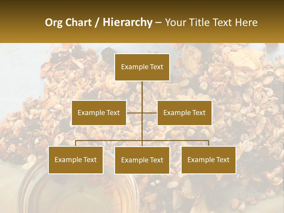 A Bowl Of Granola Next To A Jar Of Fruit PowerPoint Template