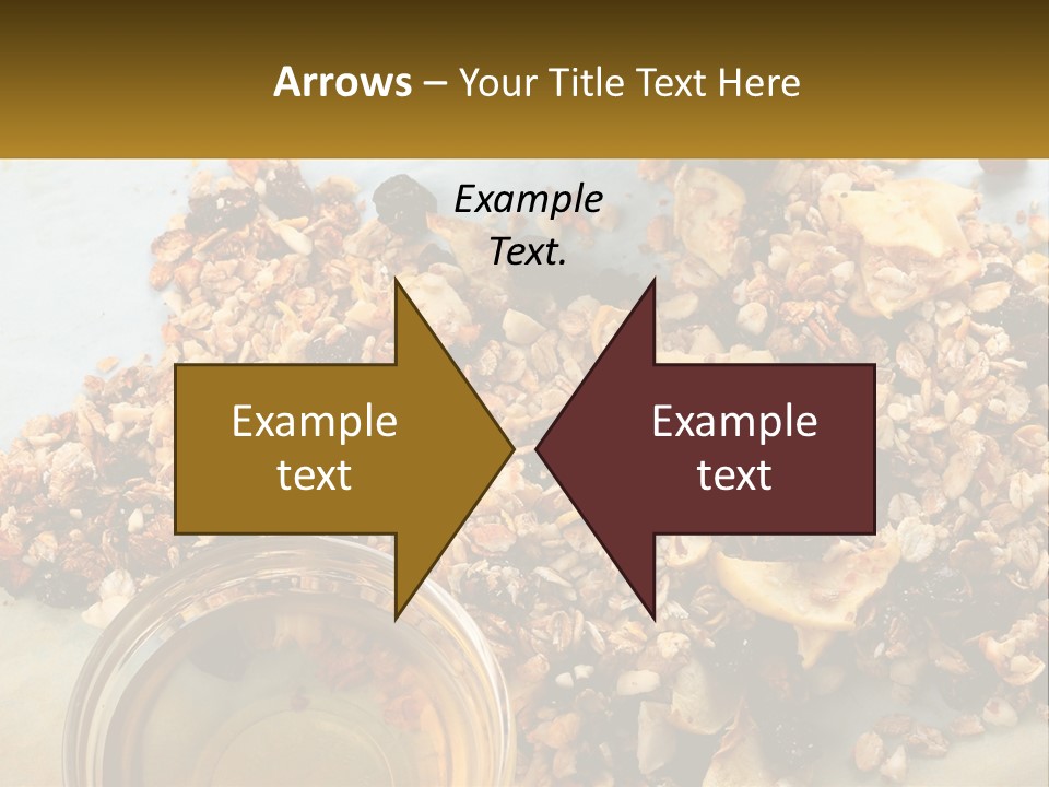 A Bowl Of Granola Next To A Jar Of Fruit PowerPoint Template