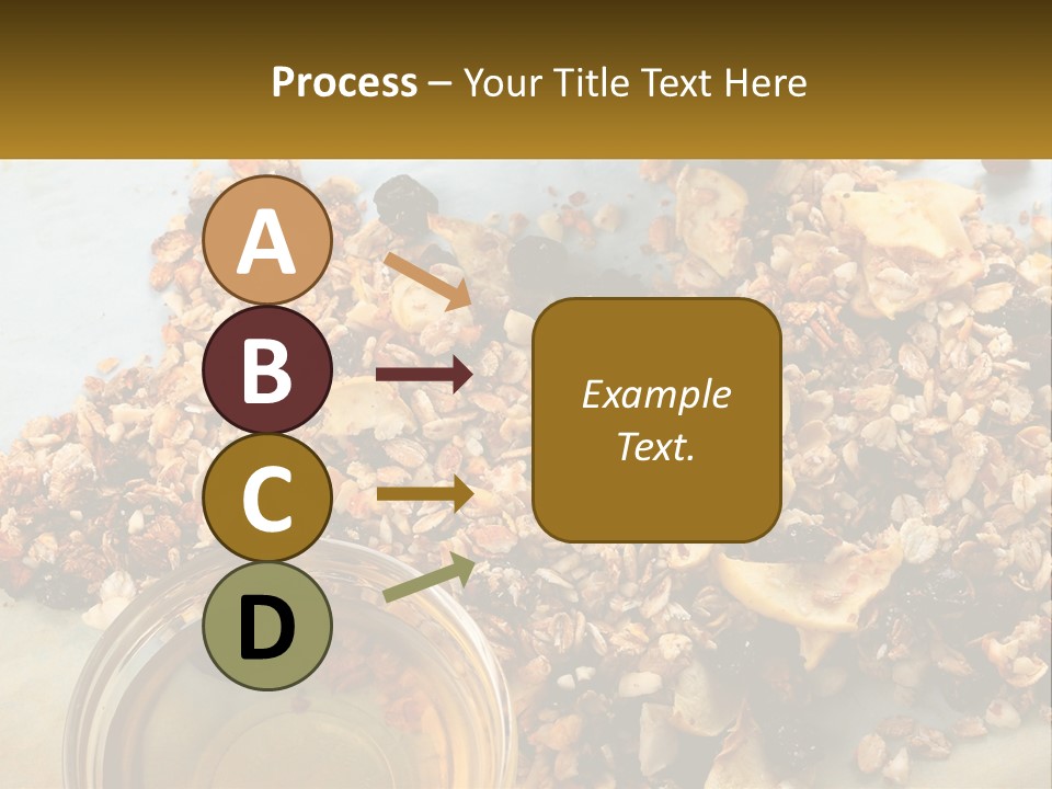 A Bowl Of Granola Next To A Jar Of Fruit PowerPoint Template