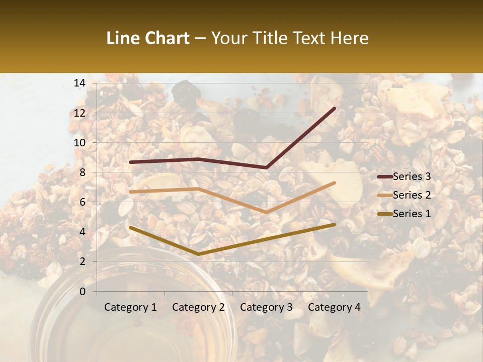 A Bowl Of Granola Next To A Jar Of Fruit PowerPoint Template