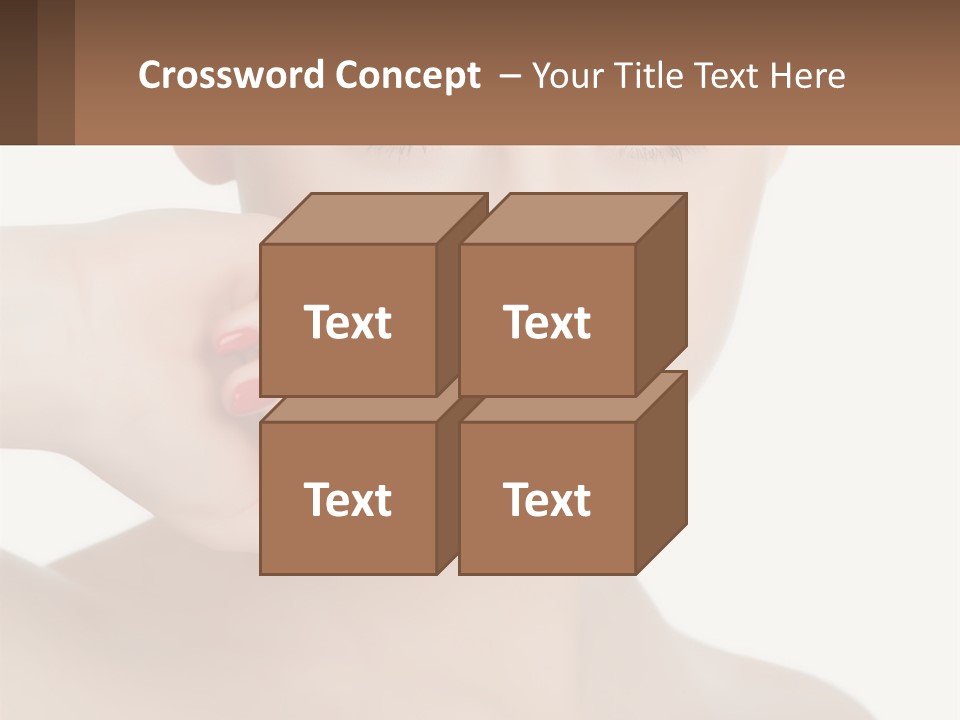 A Woman With A Red Lipstick On Her Lips PowerPoint Template