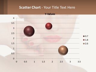 A Woman With A Red Lipstick On Her Lips PowerPoint Template