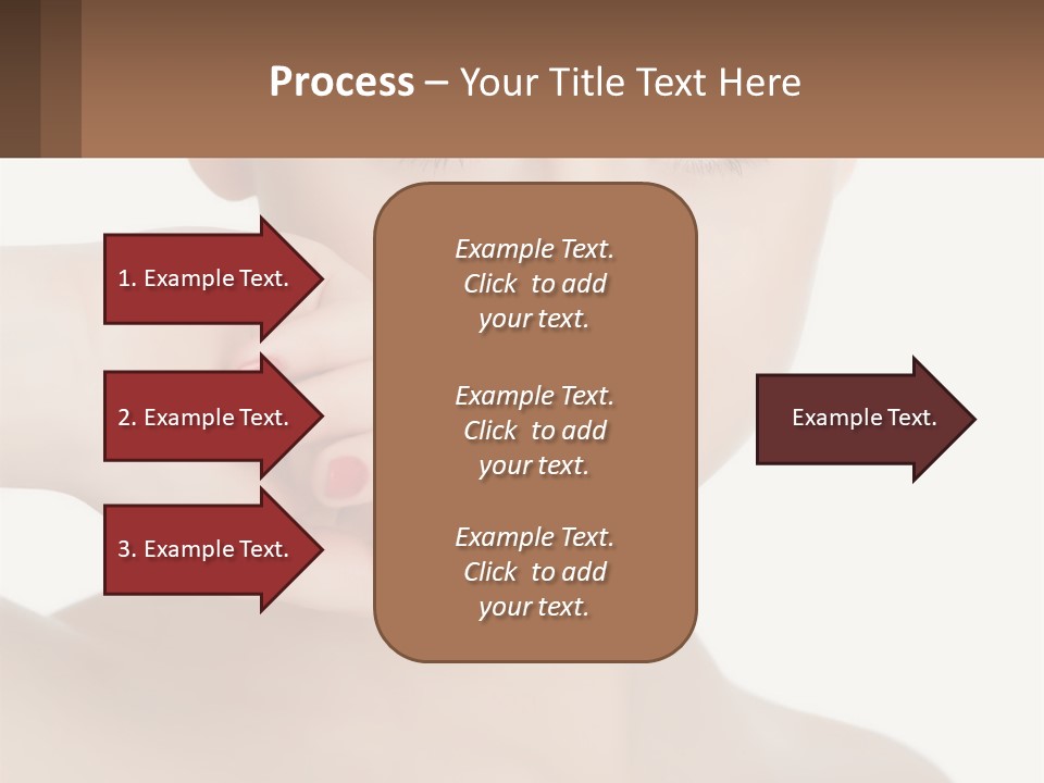 A Woman With A Red Lipstick On Her Lips PowerPoint Template