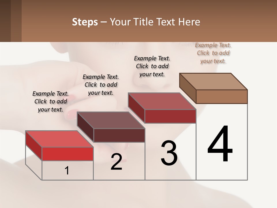 A Woman With A Red Lipstick On Her Lips PowerPoint Template