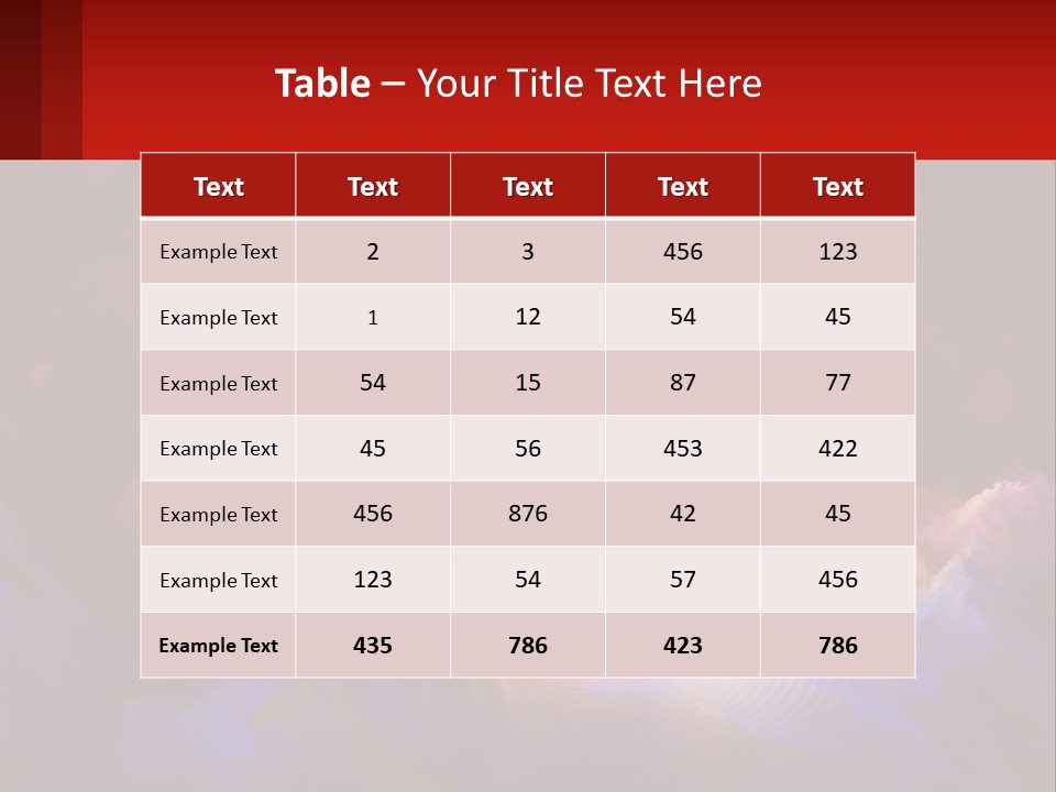 A Person's Head With A Colorful Background PowerPoint Template