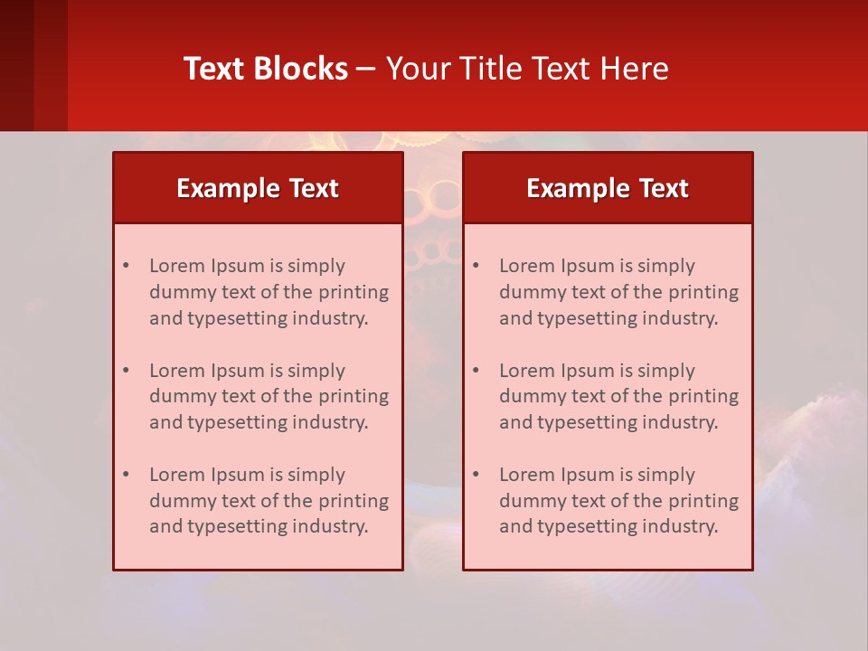 A Person's Head With A Colorful Background PowerPoint Template