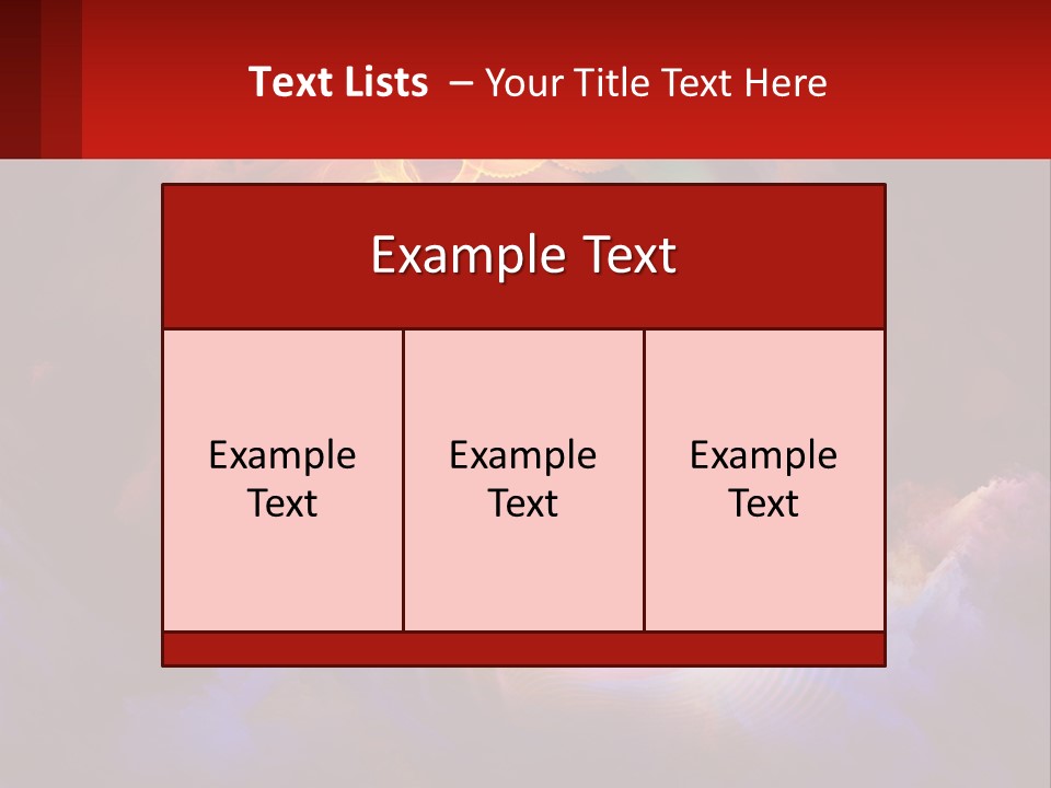 A Person's Head With A Colorful Background PowerPoint Template