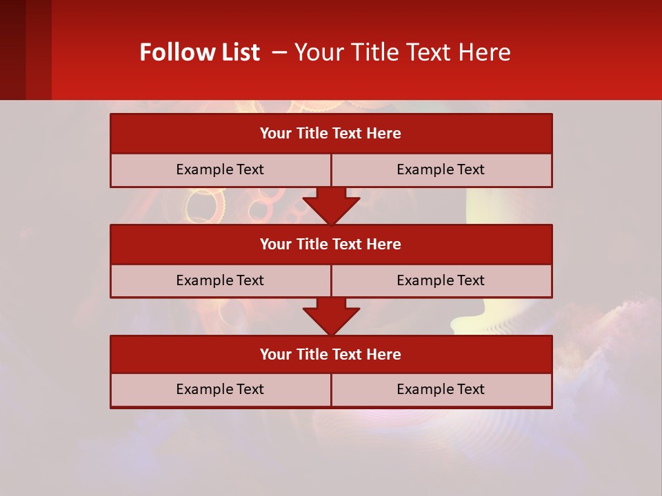 A Person's Head With A Colorful Background PowerPoint Template