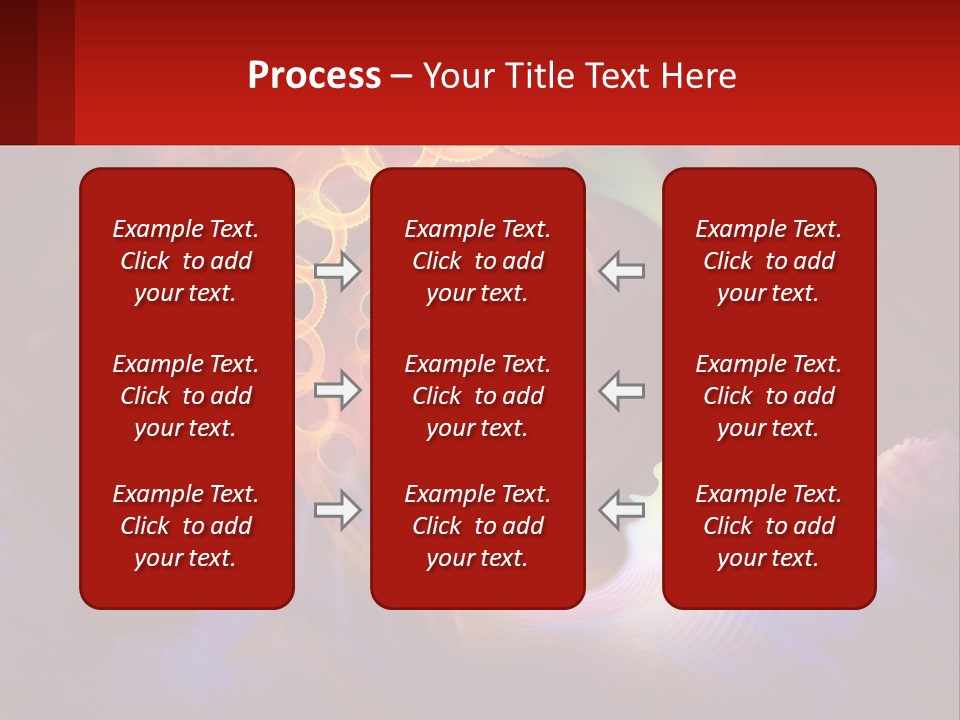A Person's Head With A Colorful Background PowerPoint Template