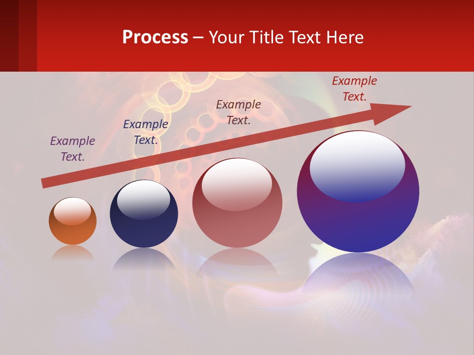 A Person's Head With A Colorful Background PowerPoint Template