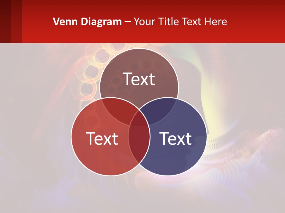 A Person's Head With A Colorful Background PowerPoint Template