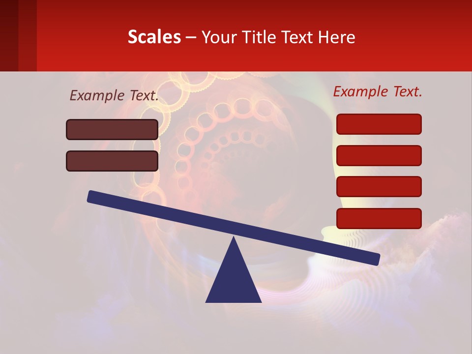 A Person's Head With A Colorful Background PowerPoint Template