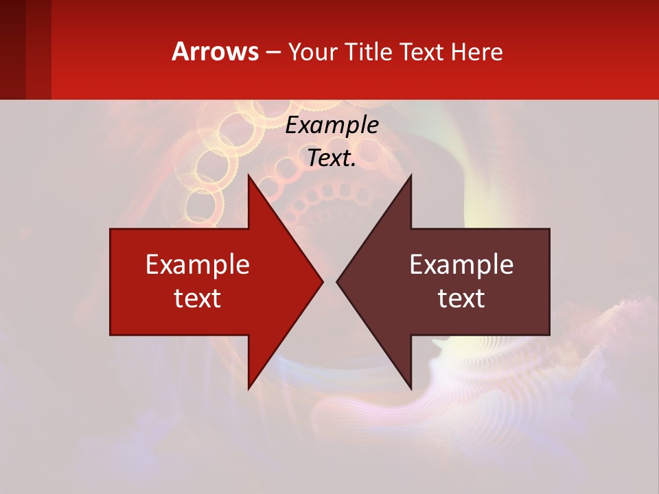 A Person's Head With A Colorful Background PowerPoint Template