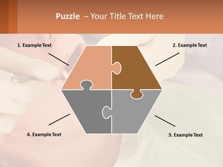 A Woman Getting Her Teeth Checked By A Dentist PowerPoint Template