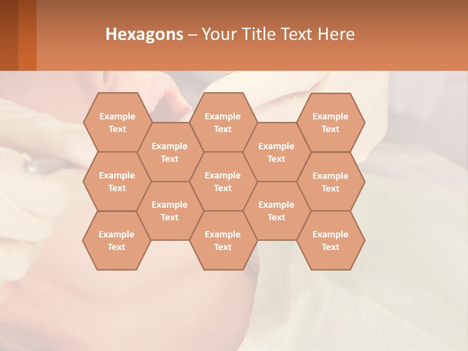 A Woman Getting Her Teeth Checked By A Dentist PowerPoint Template