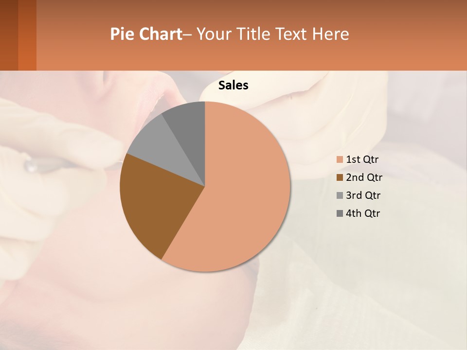 A Woman Getting Her Teeth Checked By A Dentist PowerPoint Template