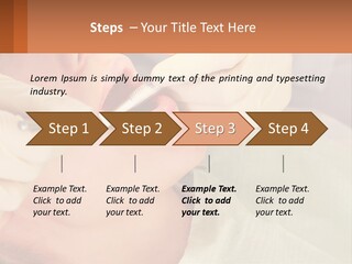 A Woman Getting Her Teeth Checked By A Dentist PowerPoint Template